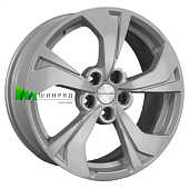 Khomen Wheels KHW1724 (Jac/Москвич 3) 7x17/5x108 ET40 D54,1 F-Silver